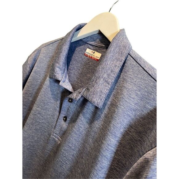 Grand Slam heathered bye polo shirt - XL - 🙂3/$15 - Picture 2 of 8